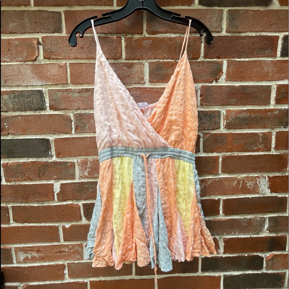 Storia multicolored star romper.